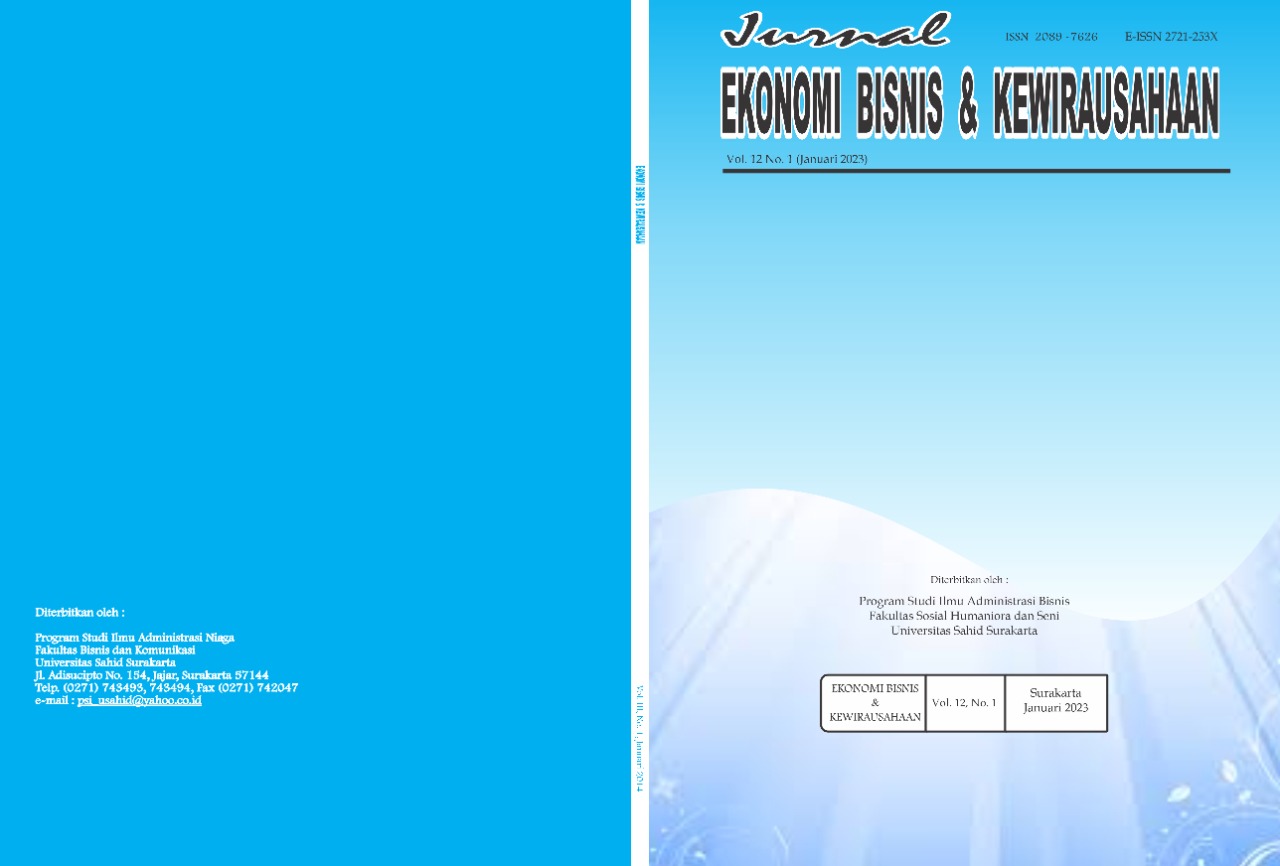 Jurnal Ekonomi Bisnis dan Kewirausahaan